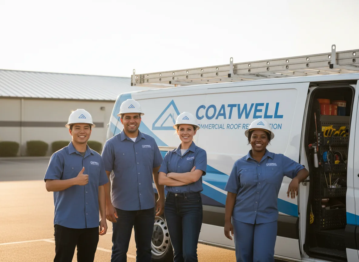 Commercial roof coating company in Mabel, MN